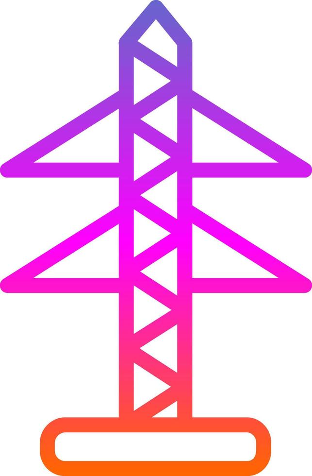 Electric Tower Vector Icon Design