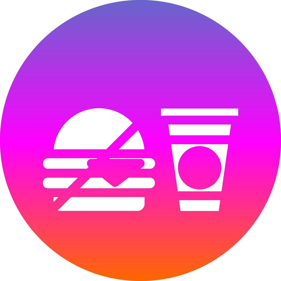 No Food Vector Icon Design