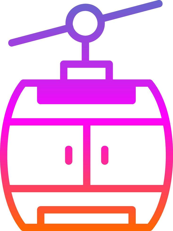 Gondola Vector Icon Design