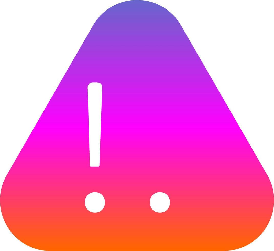 Exclamation Mark Vector Icon Design