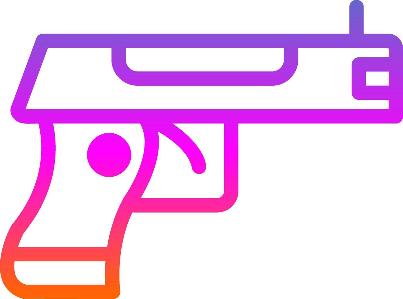 diseño de icono de vector de arma