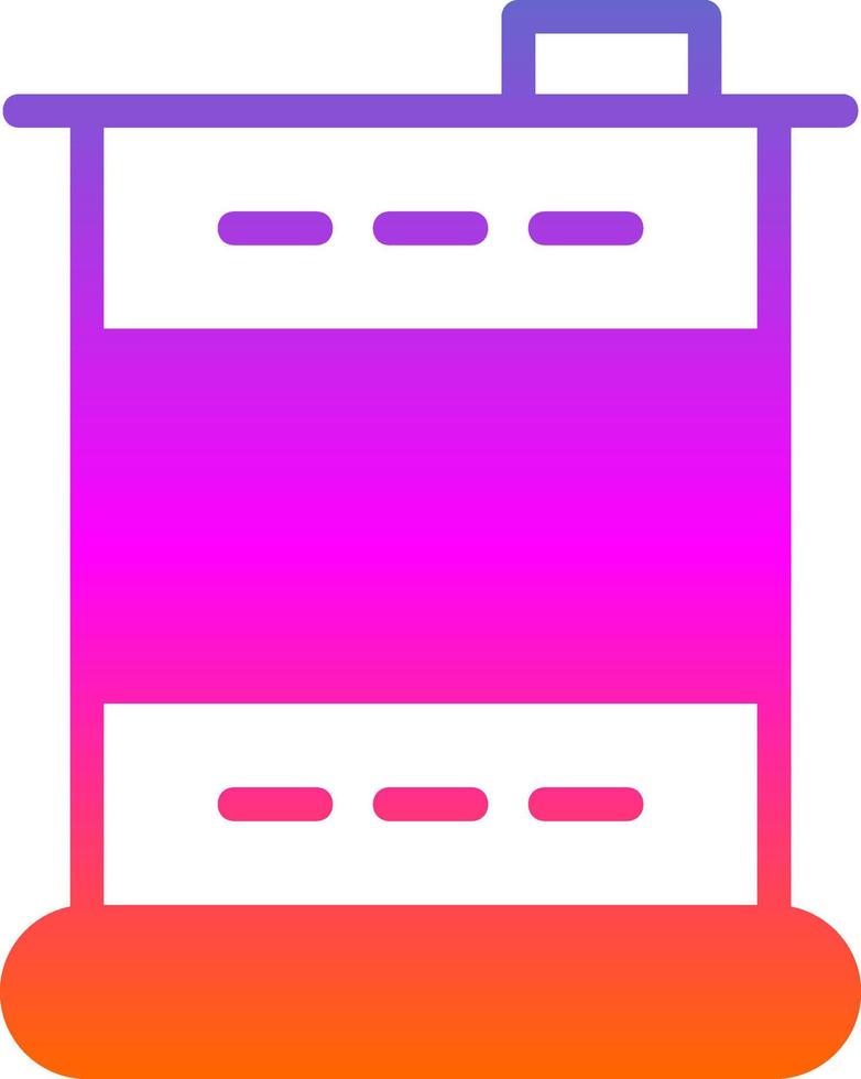 Oil Barrel Vector Icon Design