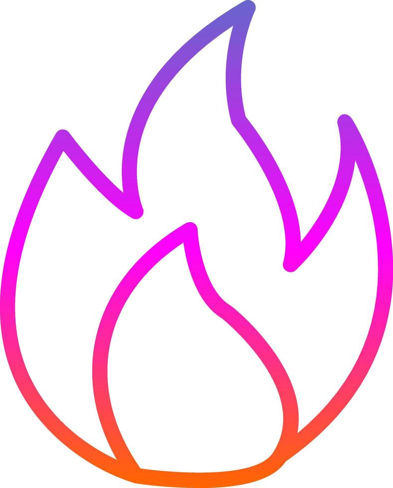 Flame Vector Icon Design