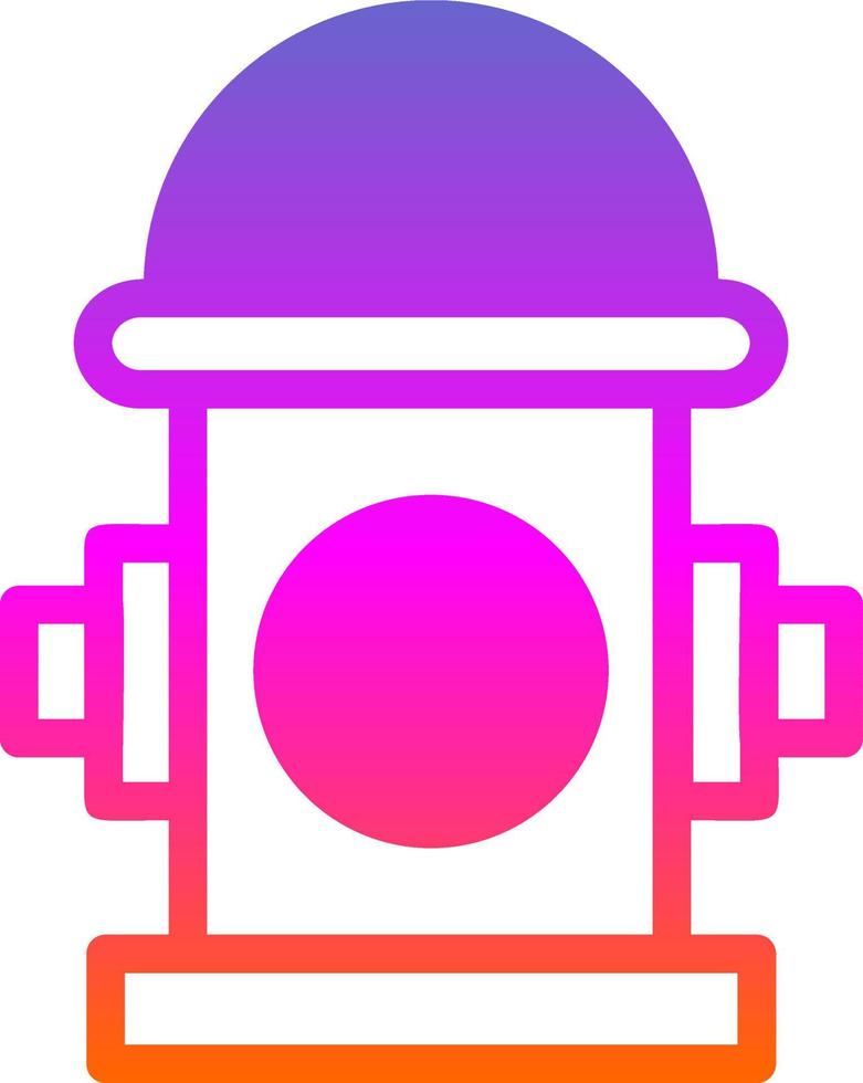Hydrant Vector Icon Design