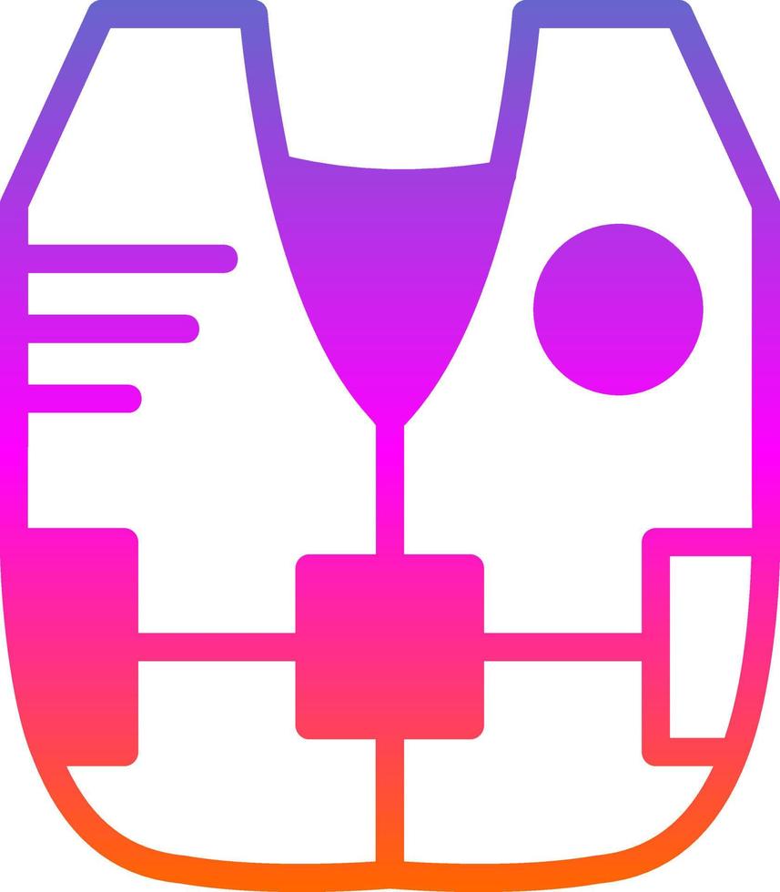 Life Jacket Vector Icon Design