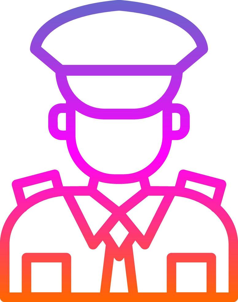 Policeman Vector Icon Design