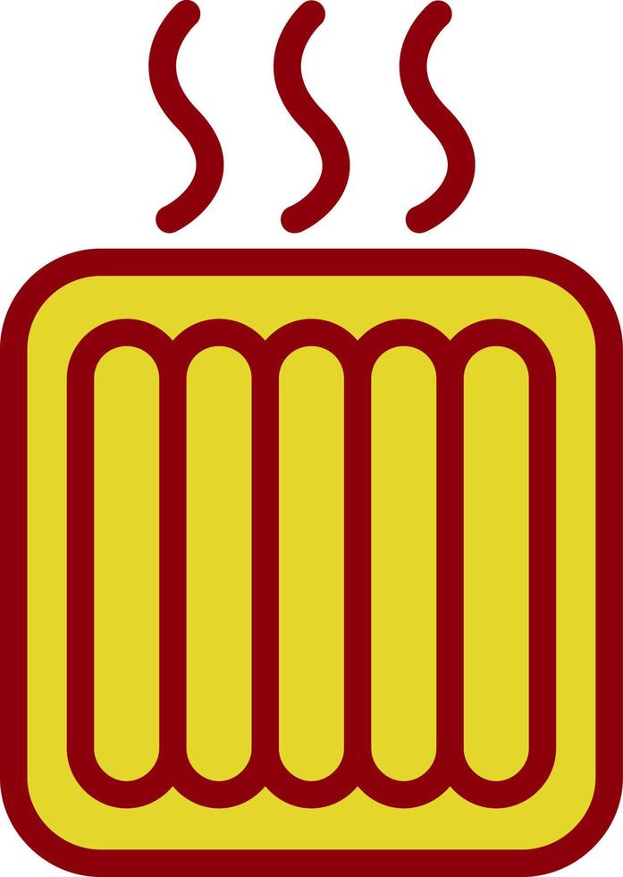 Underfloor Heating Vector Icon Design