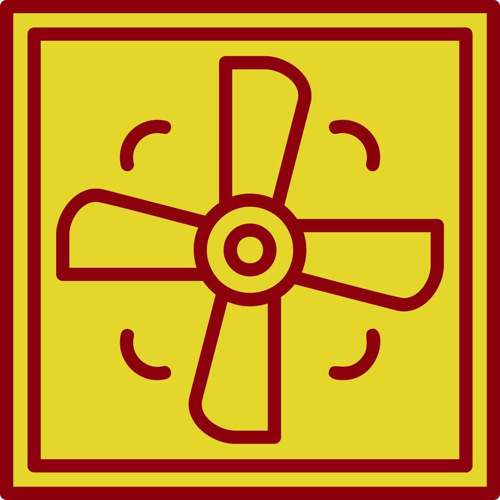 Ventilation Vector Icon Design
