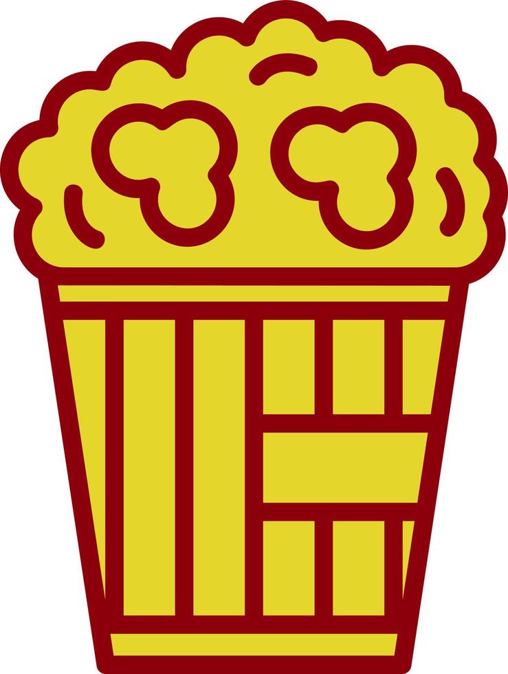 Popcorn Vector Icon Design