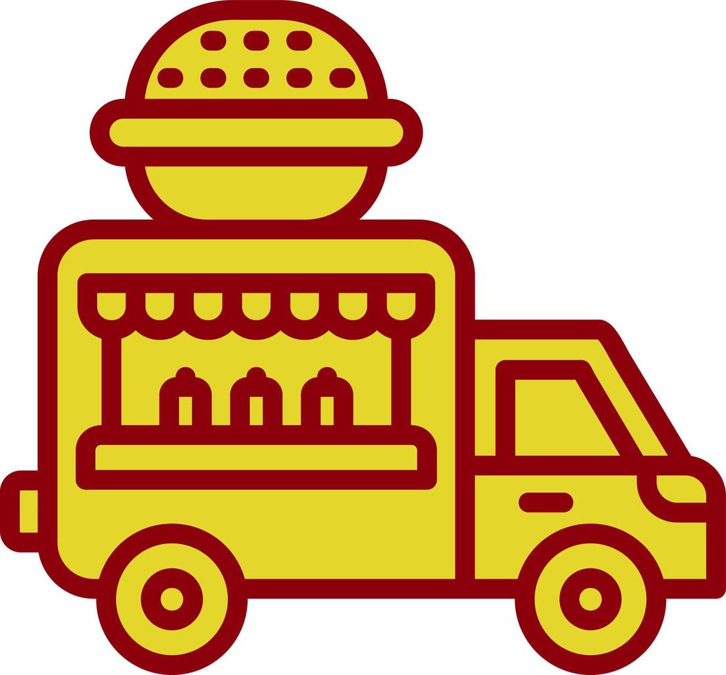 Food Truck Vector Icon Design