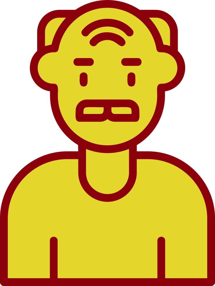 Elderly Vector Icon Design