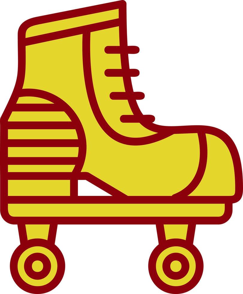 Roller Skate Vector Icon Design