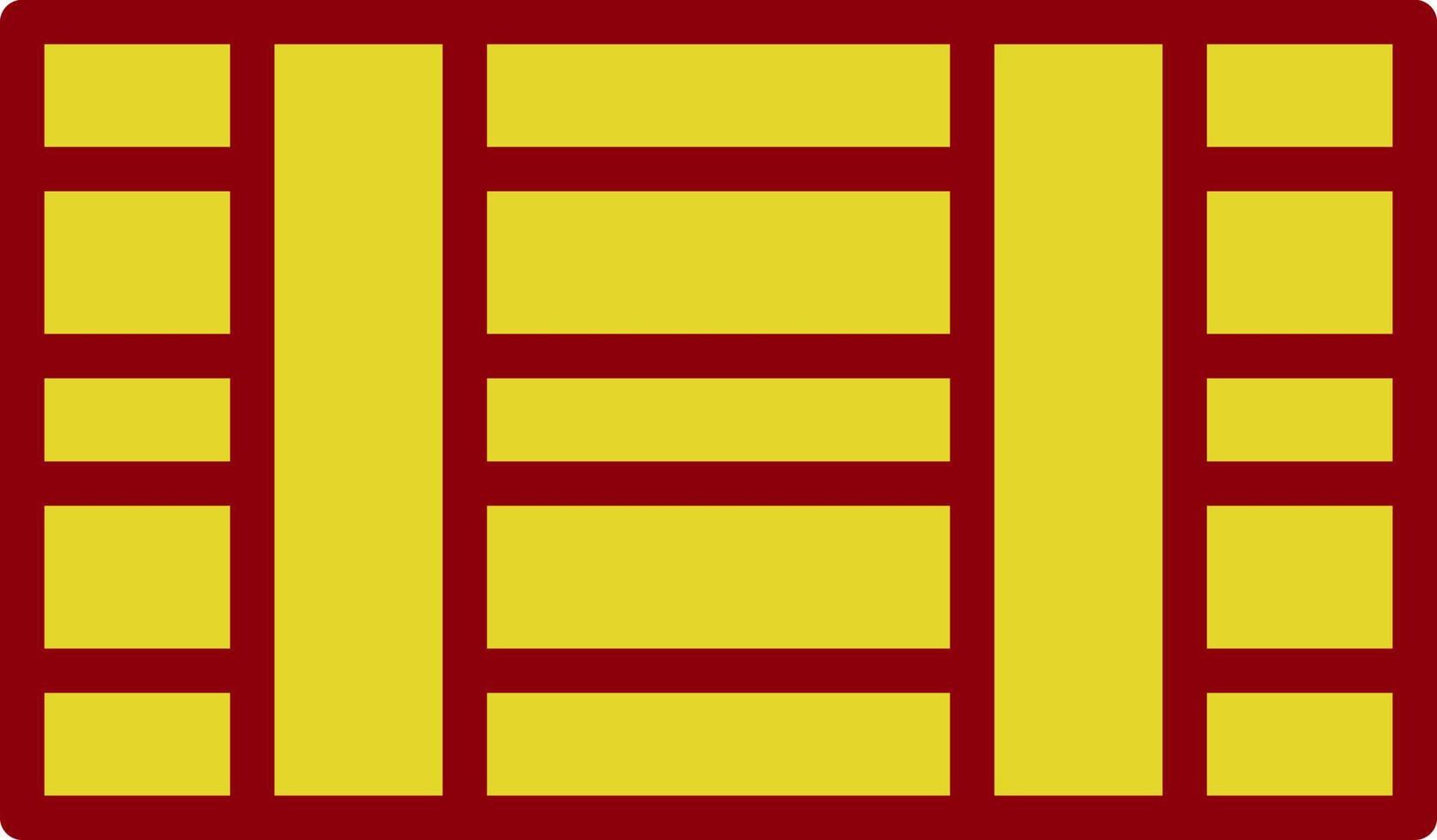 Wood Box Vector Icon Design
