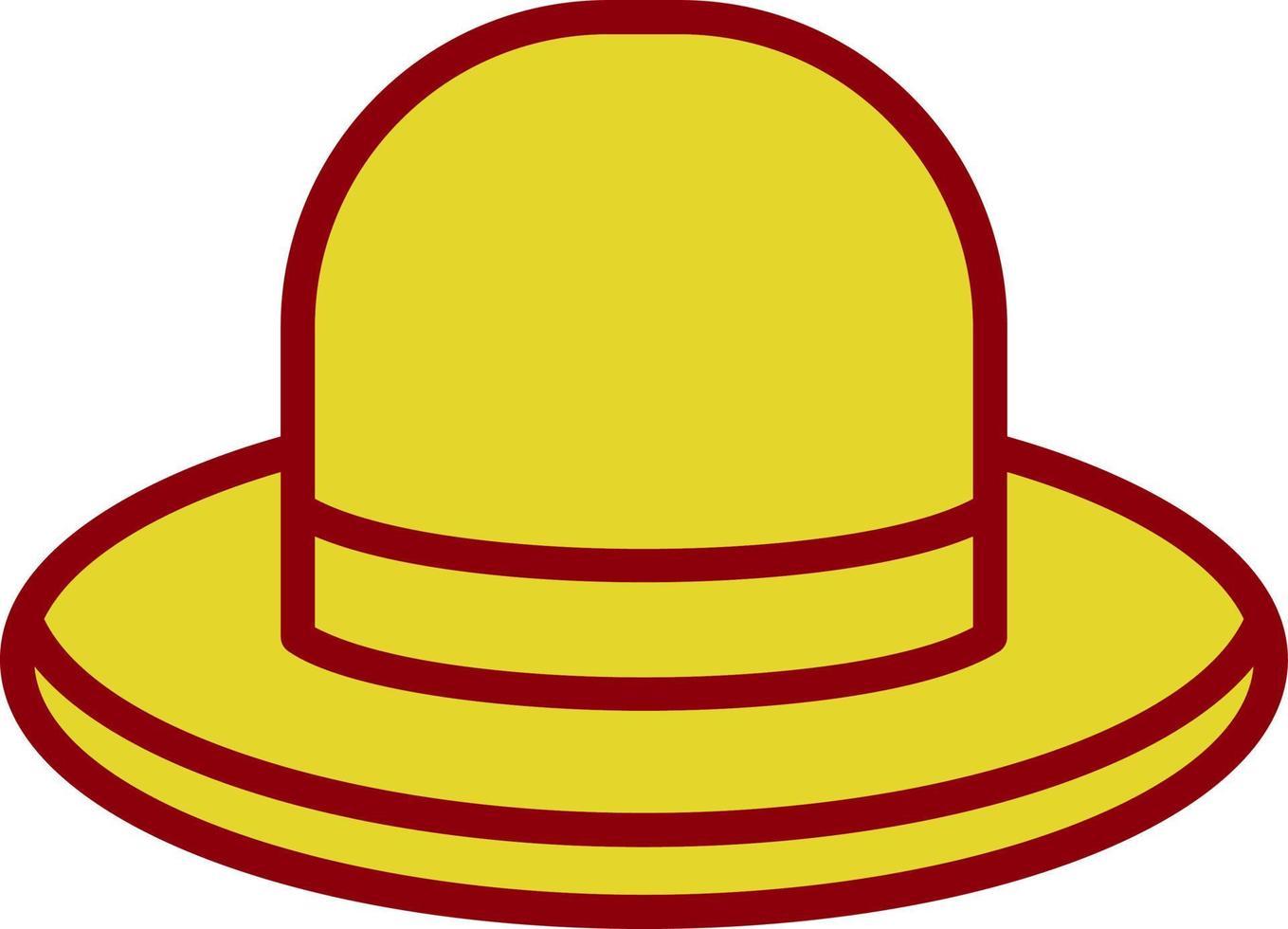 diseño de icono de vector de sombrero