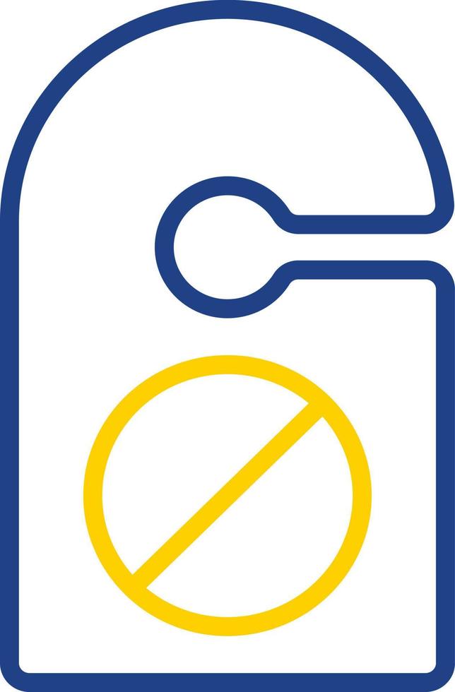 Do Not Disturb Vector Icon Design
