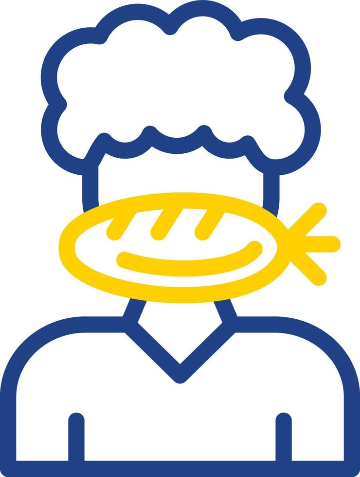Eating Vector Icon Design