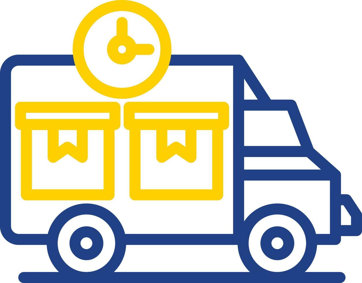 Delivery Time Vector Icon Design