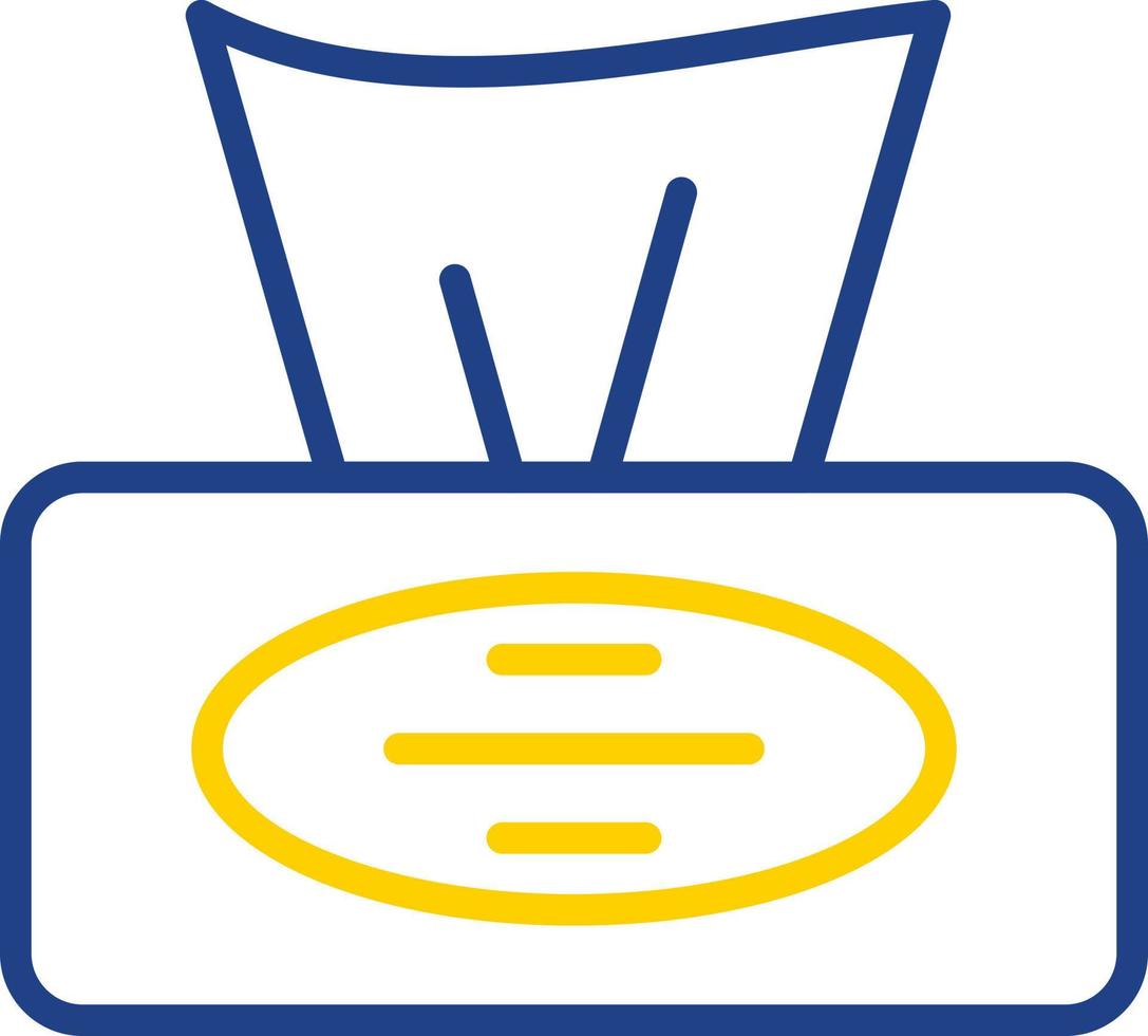 Tissue Box Vector Icon Design