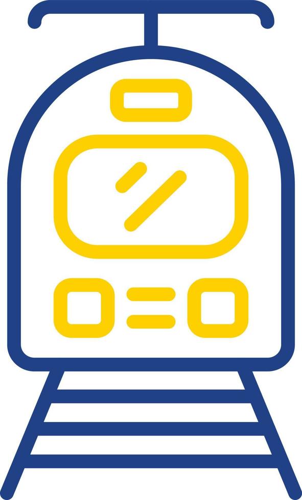 Tram Vector Icon Design