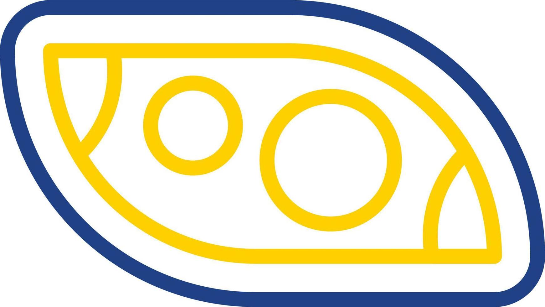 Headlight Vector Icon Design