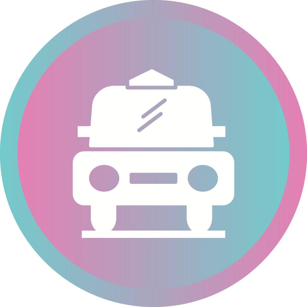 Beautiful Cab Vector Glyph Icon