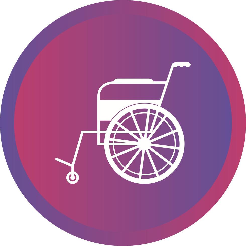 Beautiful Wheelchair Vector Glyph icon