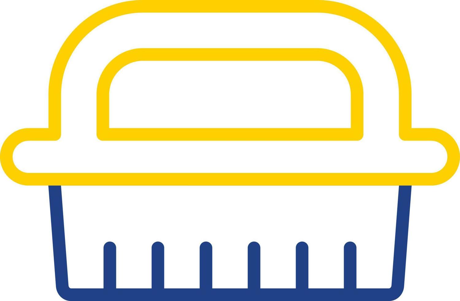 Cleaning Brush Vector Icon Design