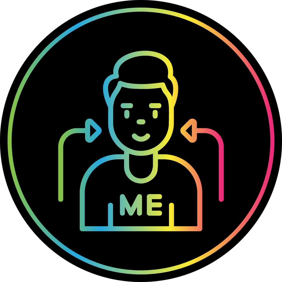 Myself Vector Icon Design