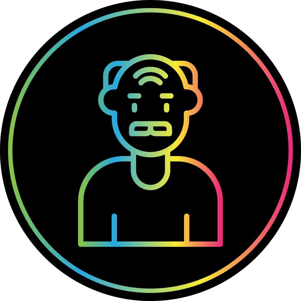 Elderly Vector Icon Design