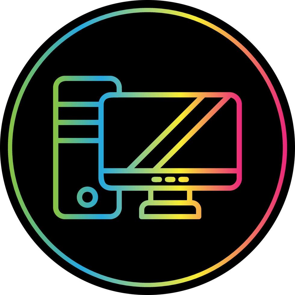 Computer Vector Icon Design