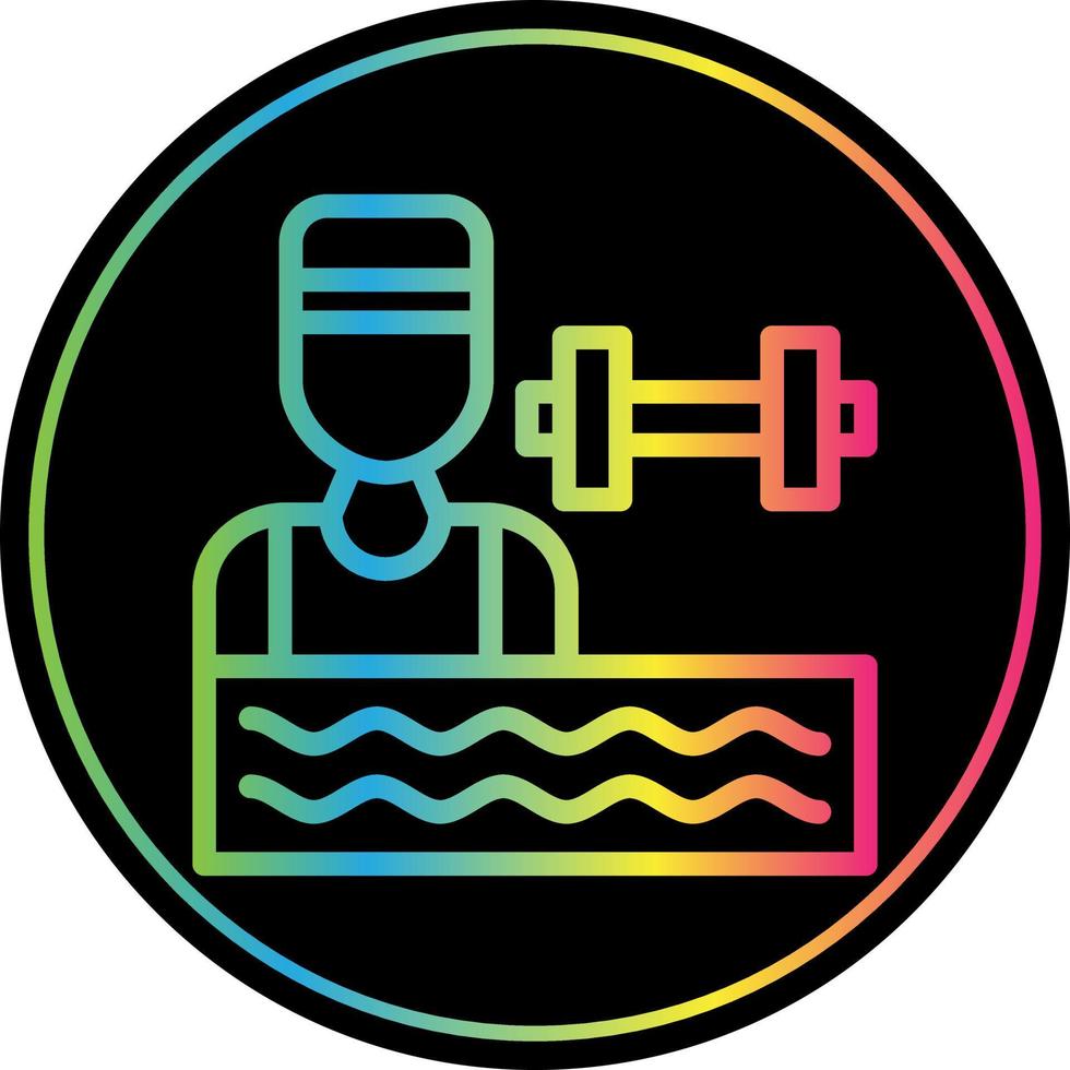 Aerobics Vector Icon Design