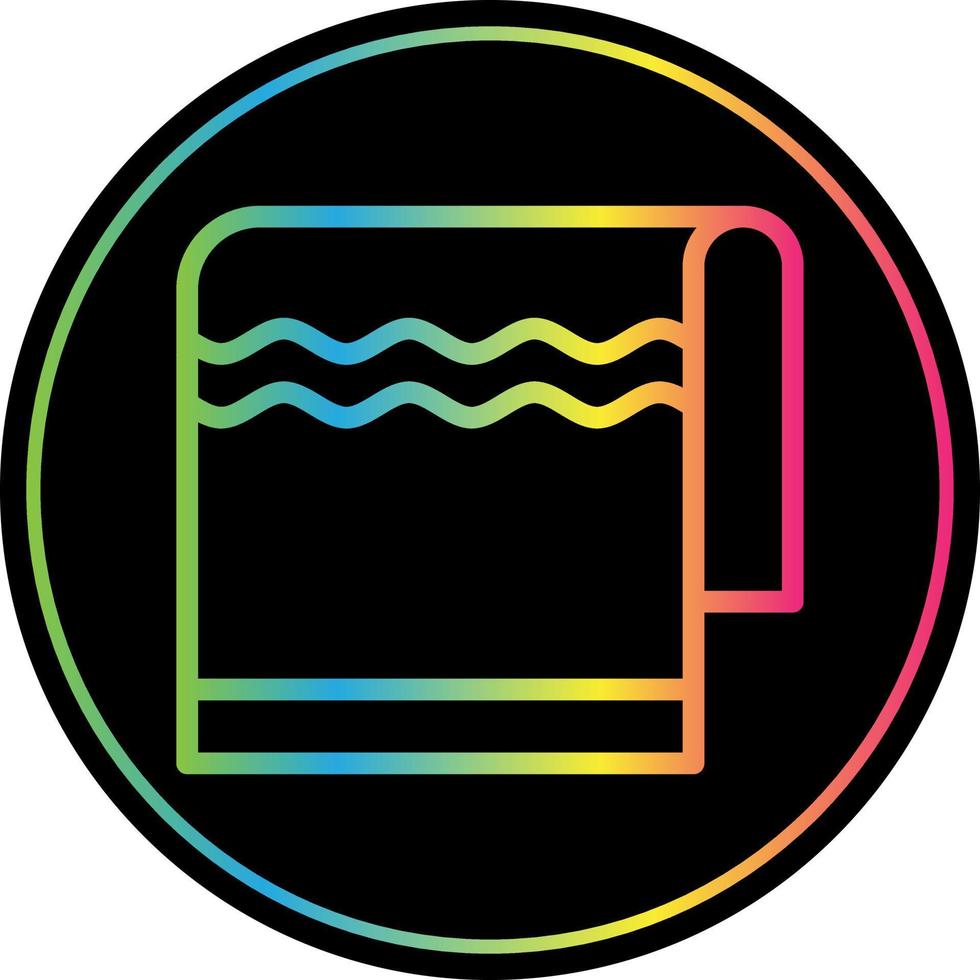 Towel Vector Icon Design