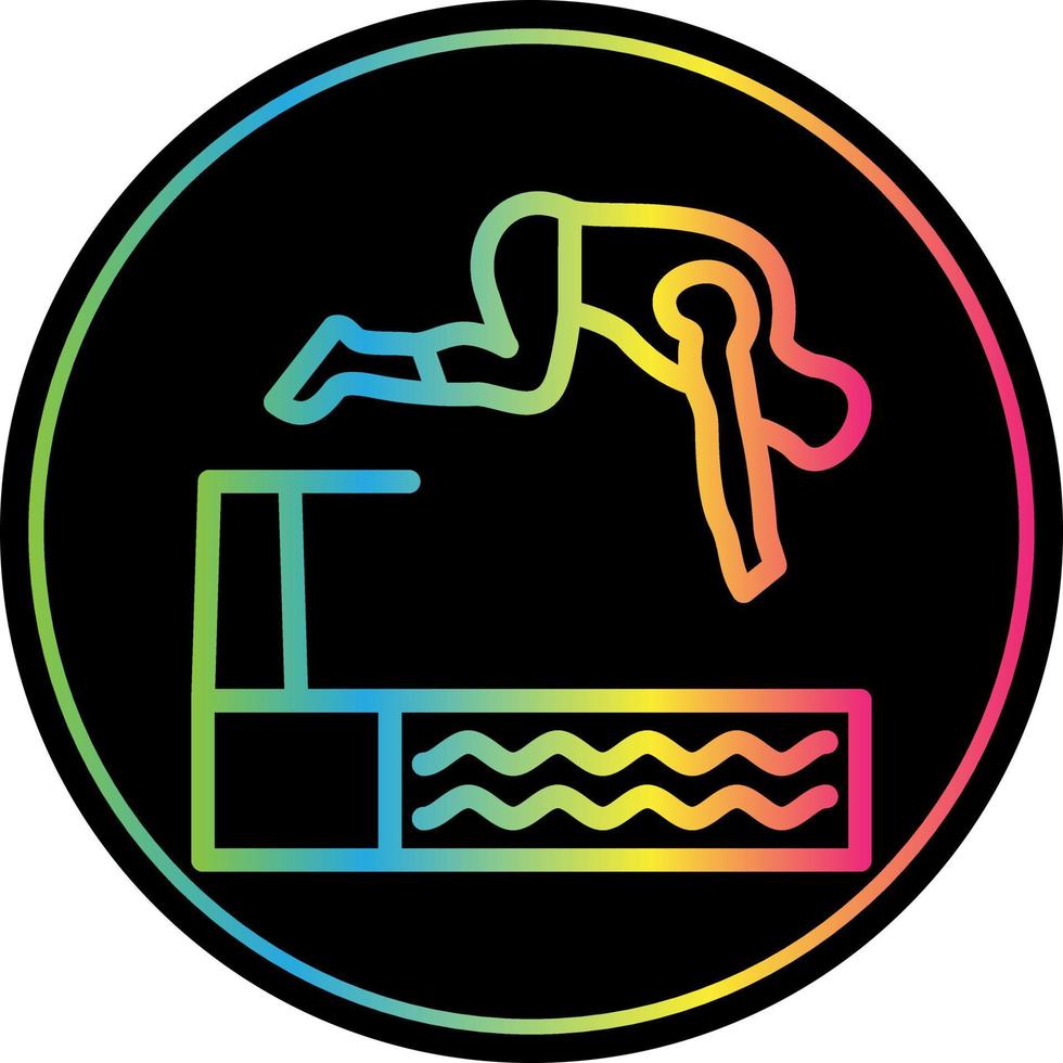 Jump Vector Icon Design