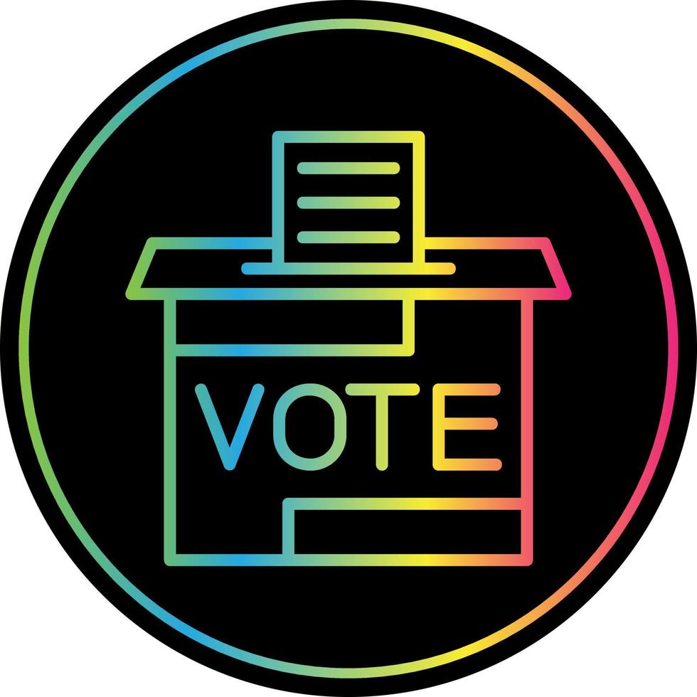 Ballot Vector Icon Design