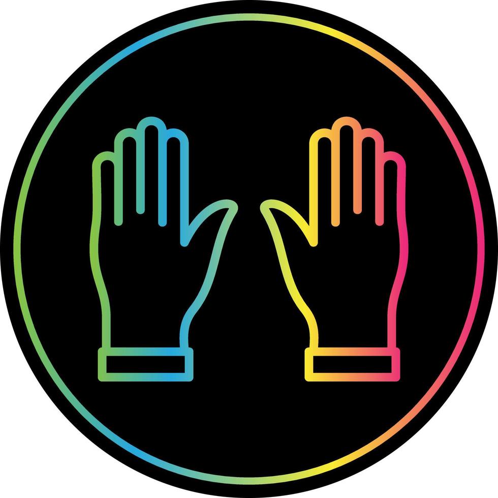 Hands Up Vector Icon Design