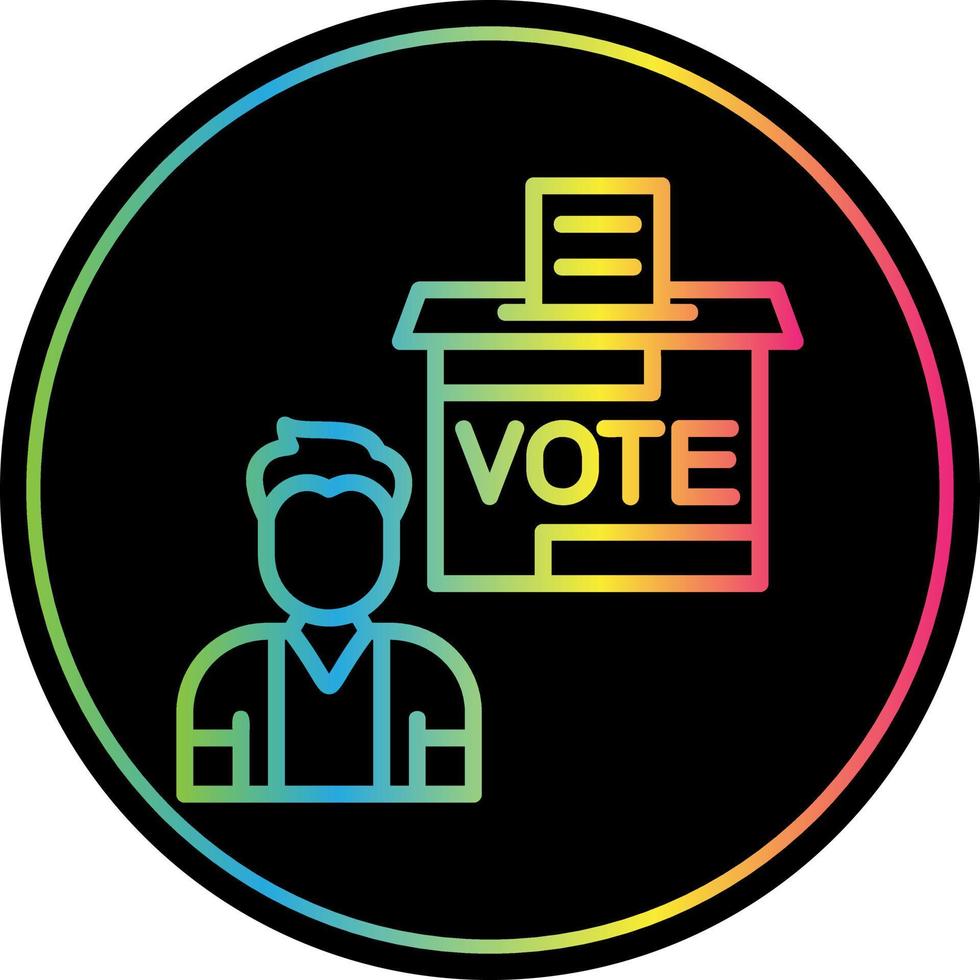 Polling Vector Icon Design
