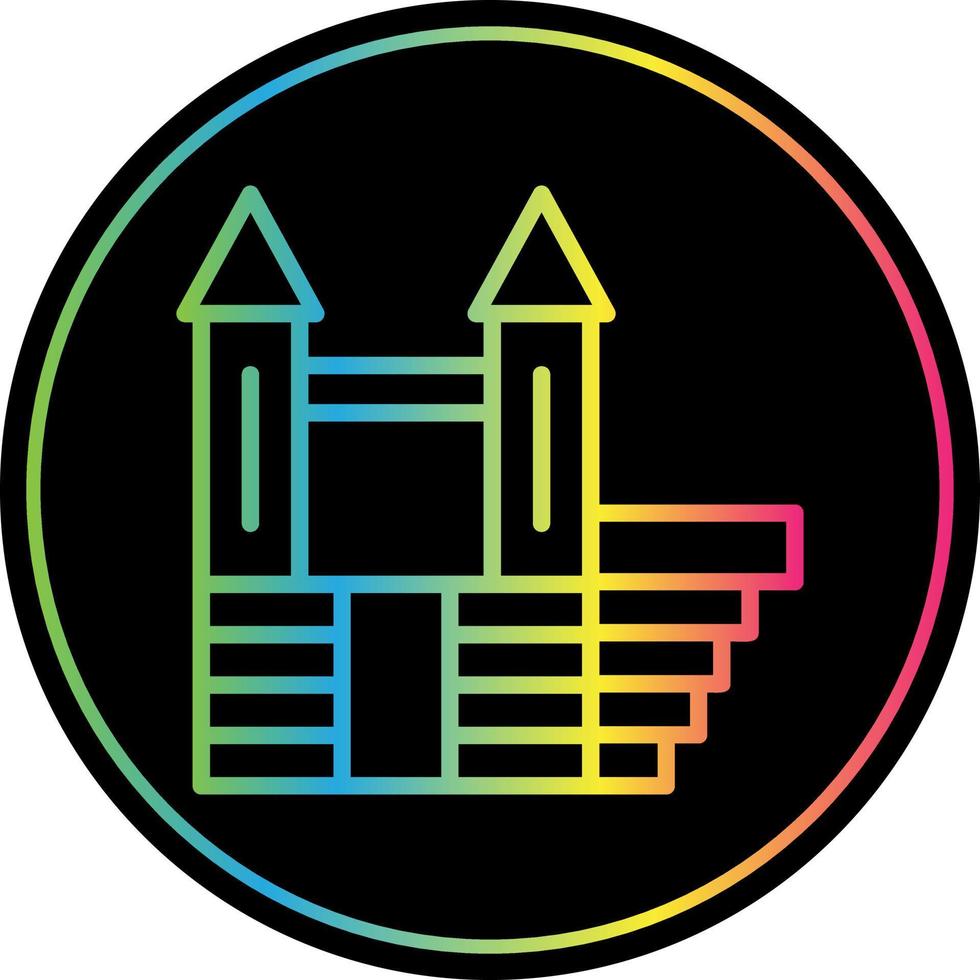 Bouncy Castle Vector Icon Design