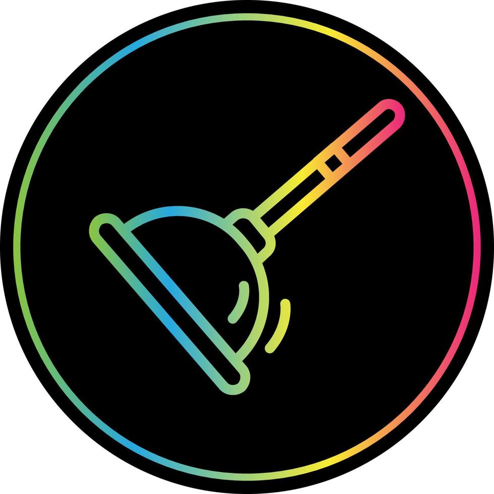 Plunger Vector Icon Design