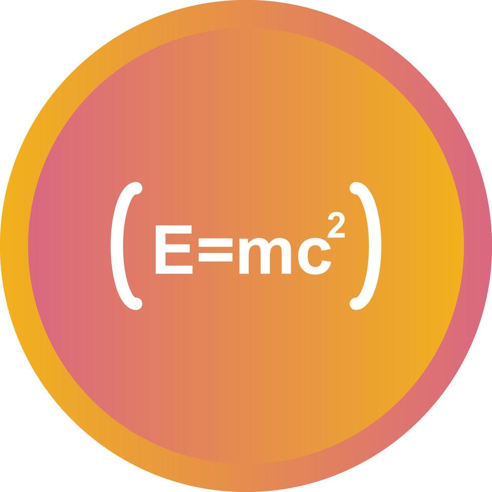 Beautiful Formula Glyph Vector Icon