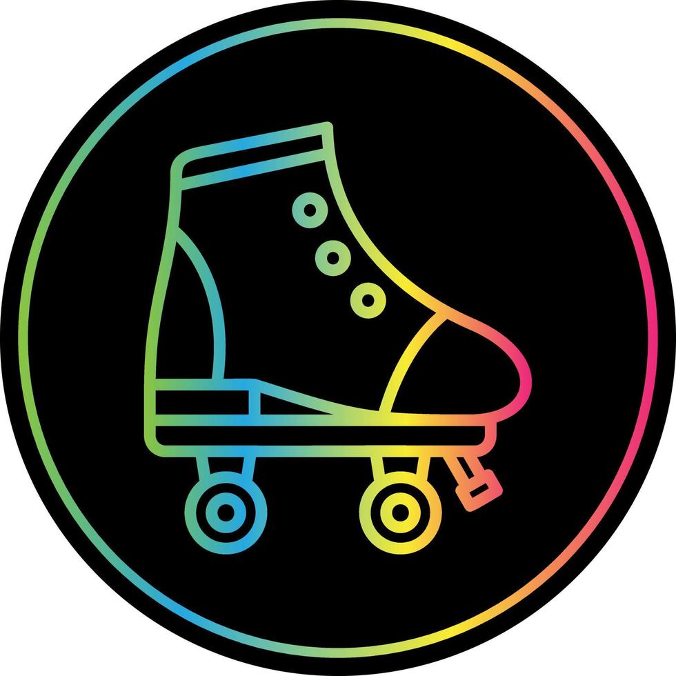 Roller Skate Vector Icon Design