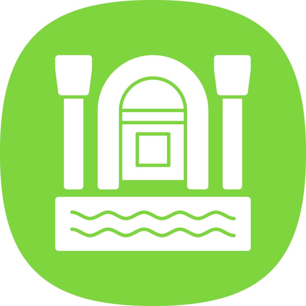 Rafting Vector Icon Design