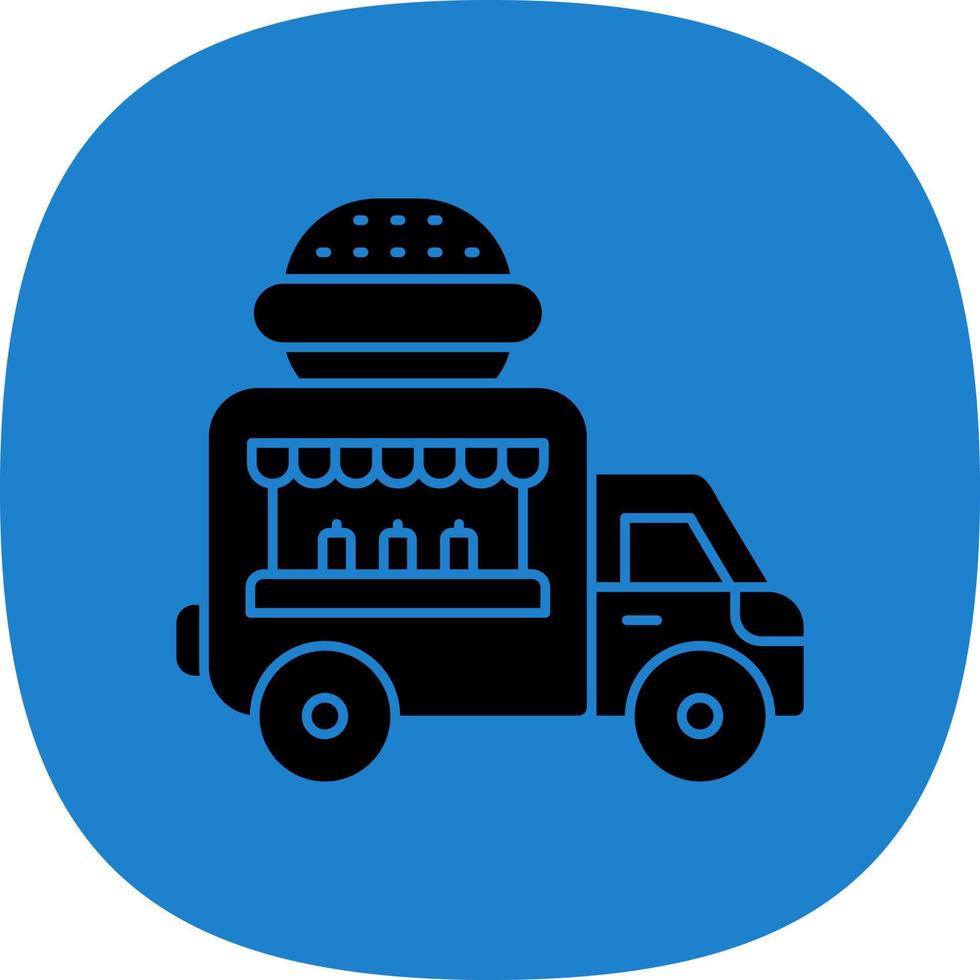 Food Truck Vector Icon Design