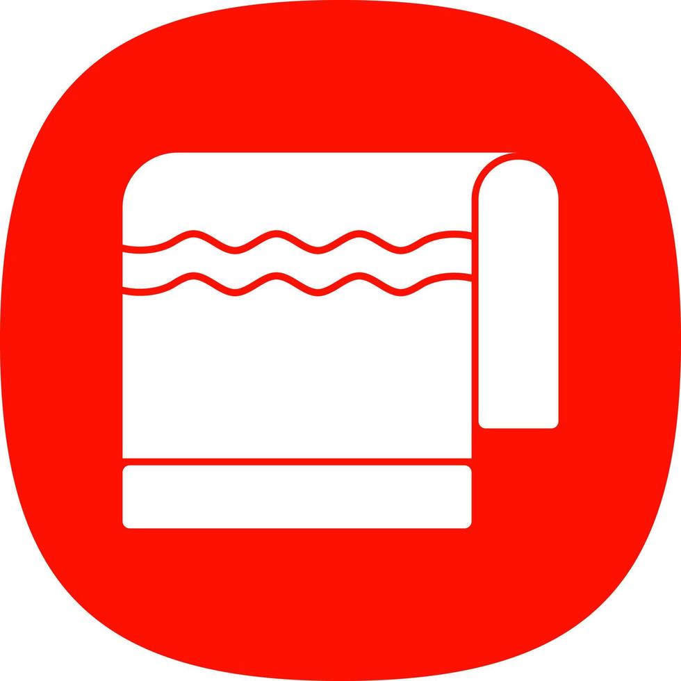 Towel Vector Icon Design