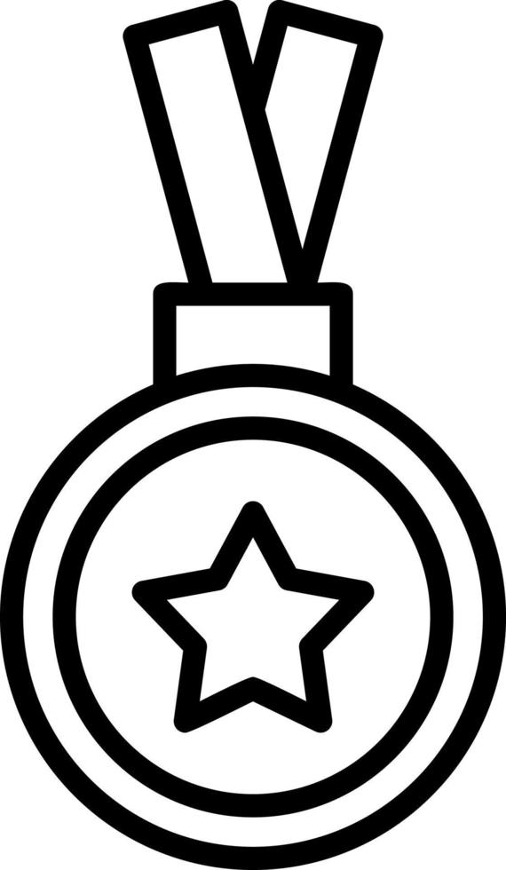 diseño de icono de vector de medalla