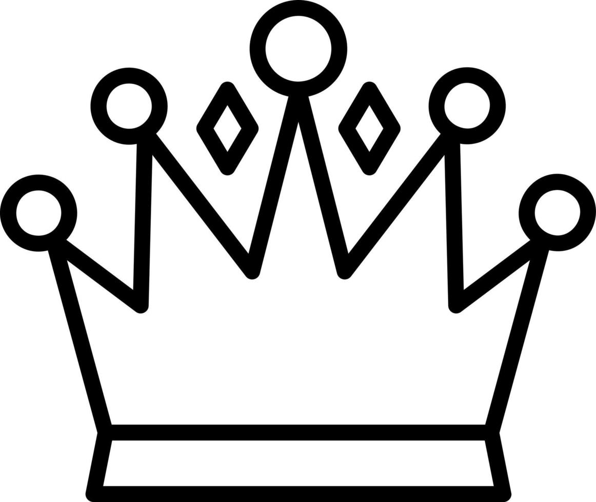 Crown Vector Icon Design