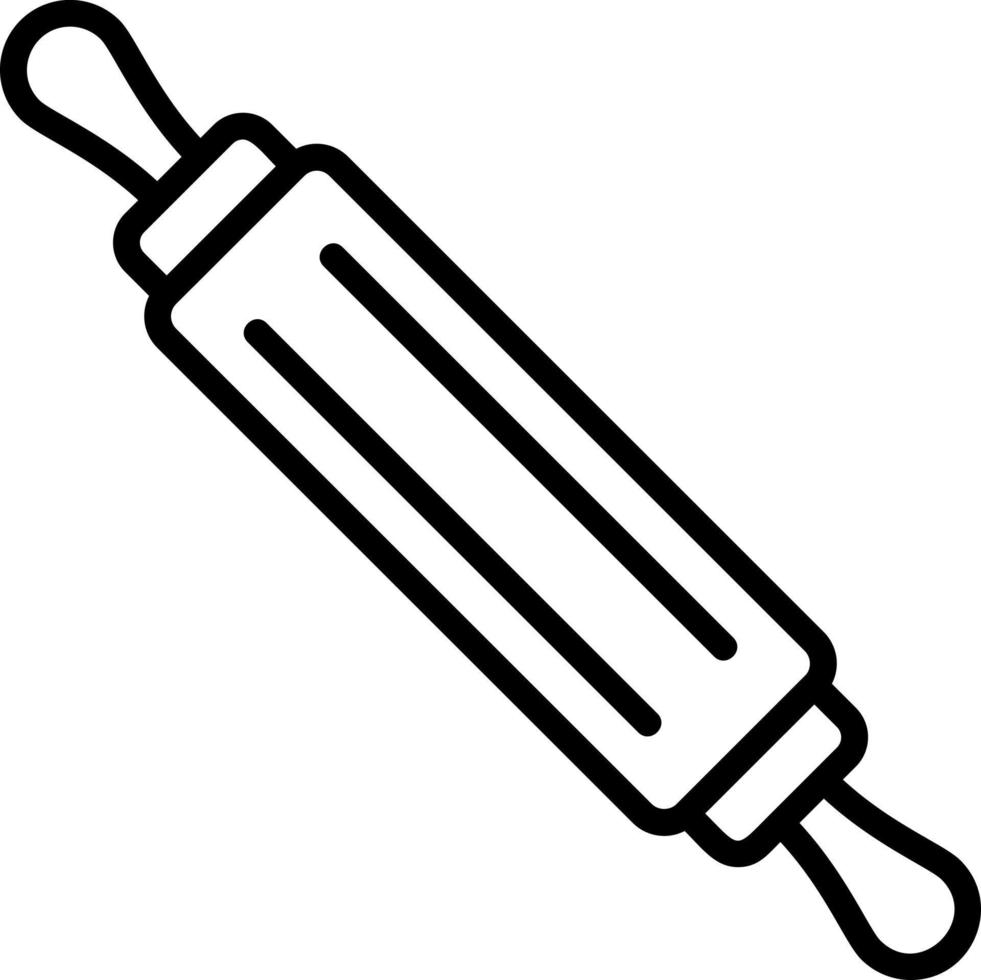 Rolling Pin Vector Icon Design