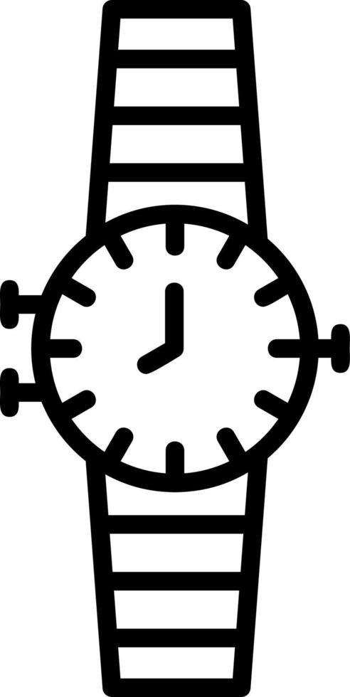 Wristwatch Vector Icon Design