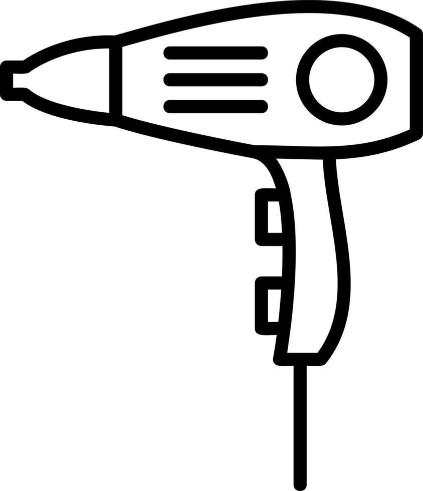 Hairdryer Vector Icon Design