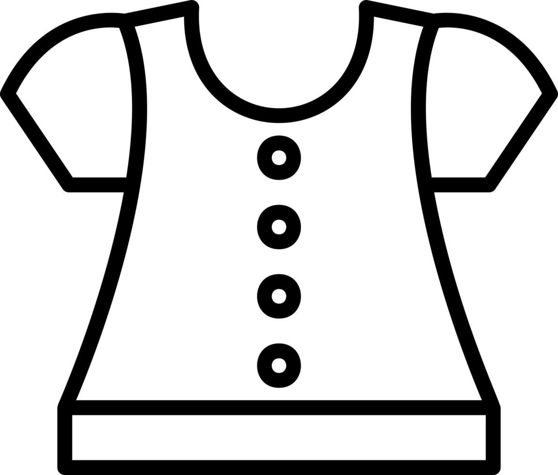 Blouse Vector Icon Design