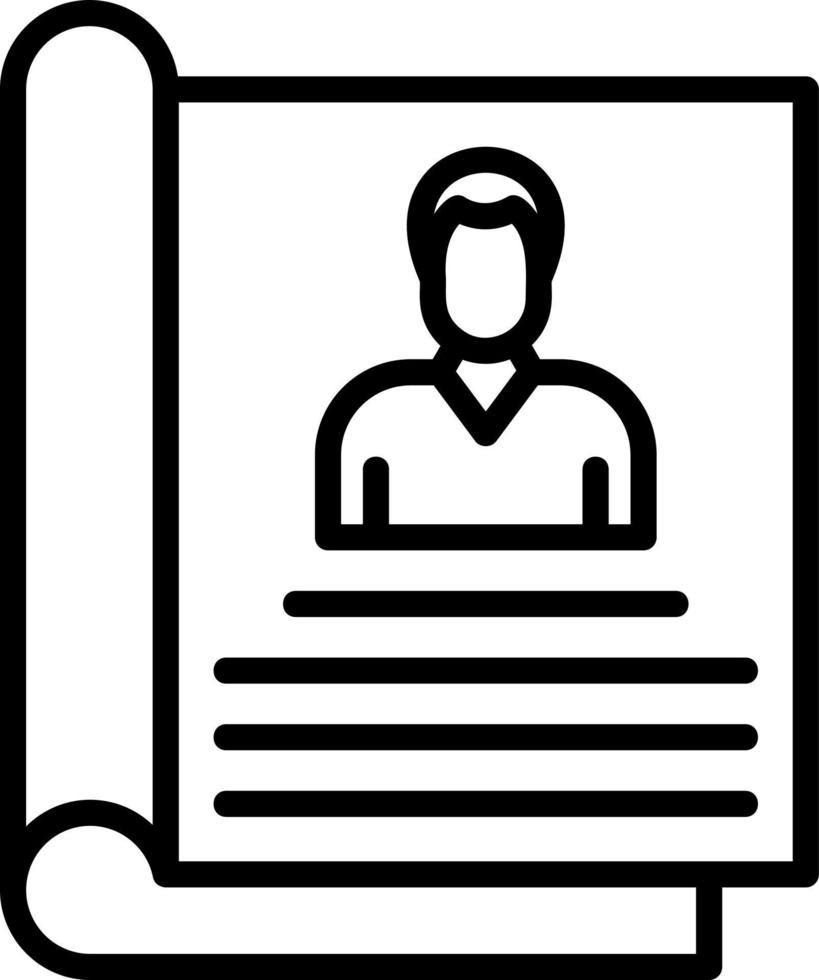 Magazine Vector Icon Design
